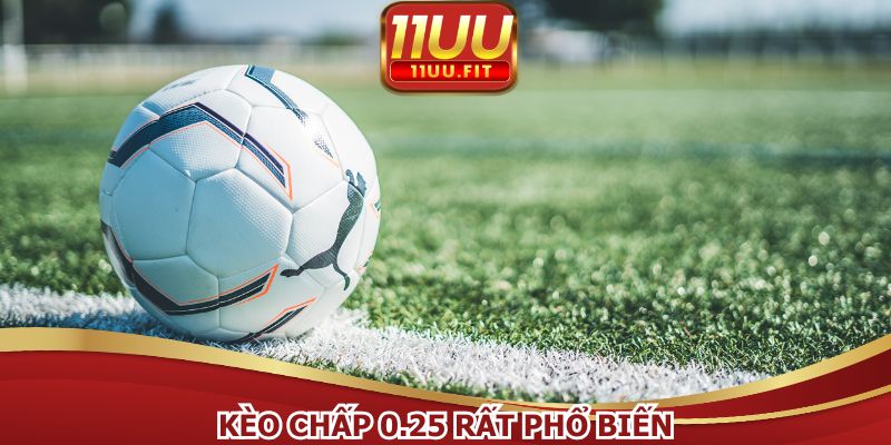 Kèo châu Á chấp 0.25 khá thú vị