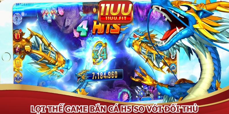 Lợi thế game bắn cá H5 so với đối thủ