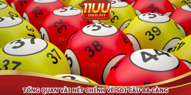 Tổng quan vài nét chính về soi cầu ba càng